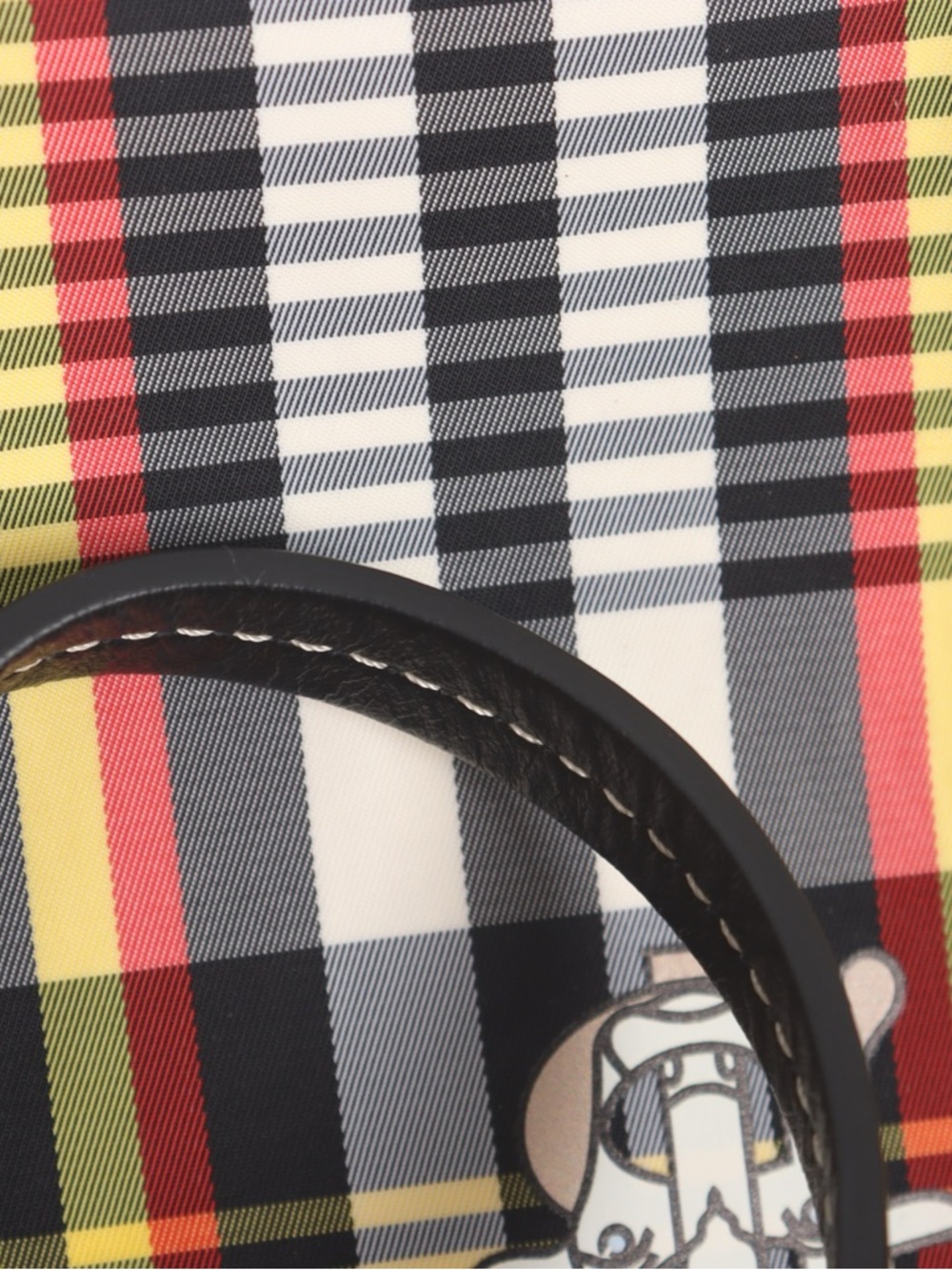 ♥️Burberry Elegant Giant Tartan Plaid Large Tote Bag with Contrast Trim♥️ - Picture 10 of 14